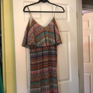 Chevron multi color dress